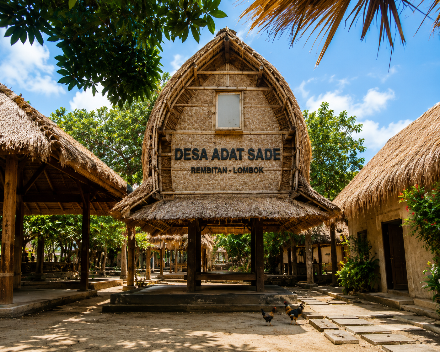 Rumah adat Sasak Sade
